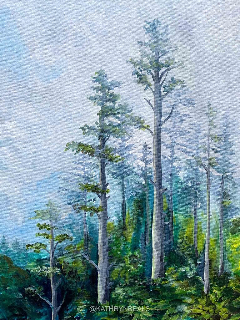 Work by painter Kathryn Beals