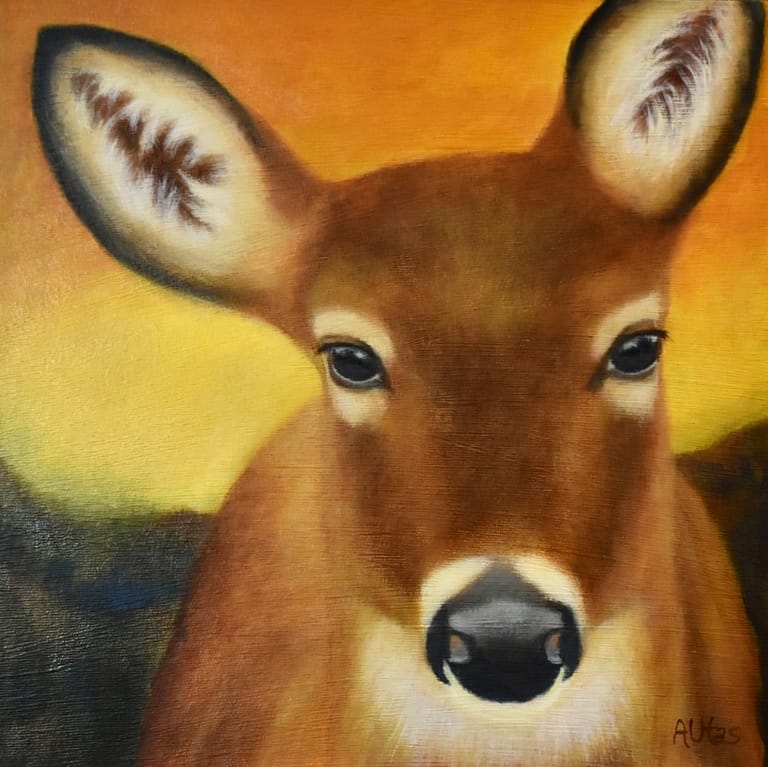 AUtas_The Yearling_12x12_acrylic on canvas