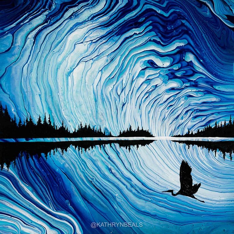 Work by painter Kathryn Beals