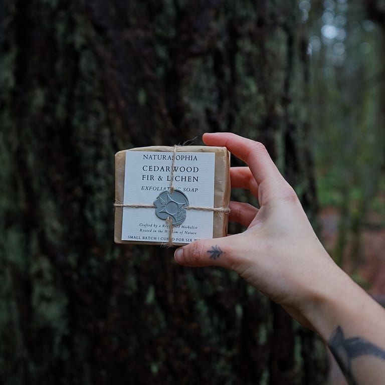 Cedarwood Soap, supporting Pacific Wild's old-growth campaign