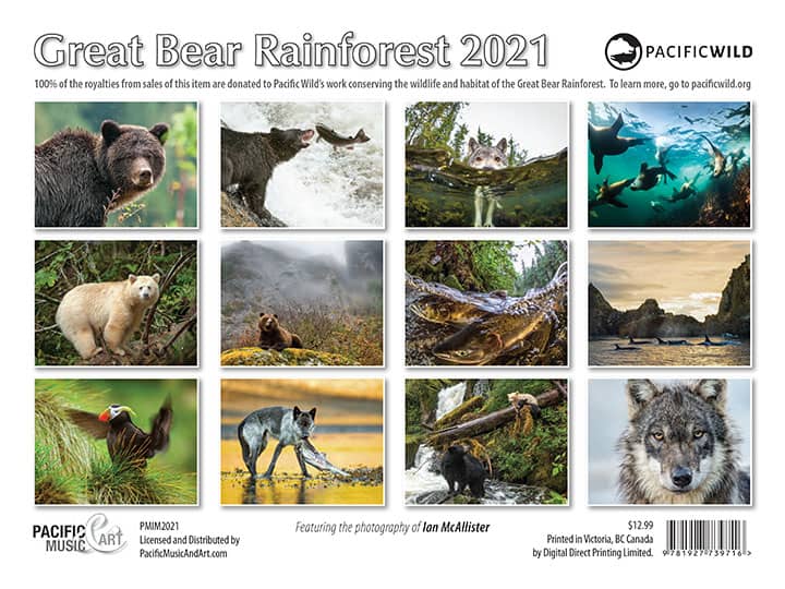 PMA-2021Calendar-GreatBearRainforest-backcover